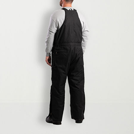 Berne Icecap Insulated Bib Mens Big And Tall Workwear Overalls, Large Tall, Black