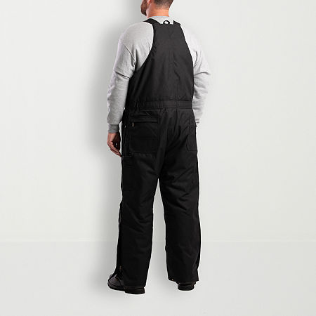 Berne Icecap Insulated Bib Mens Big And Tall Workwear Overalls, 4x-large Tall, Black