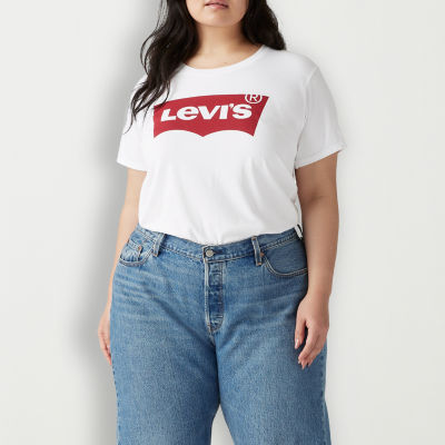 Levi's® Women's Plus Crew Neck Short Sleeve T-Shirt