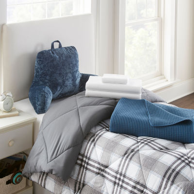 Home Expressions Reversible Plaid Comforter Bundle - JCPenney