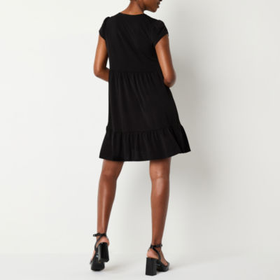 Studio 1 Short Sleeve Babydoll Dress