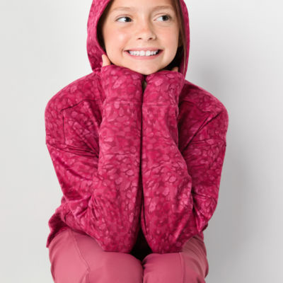 Xersion Little & Big Girls Moisture Wicking Buttery Soft Zipper Hoodie