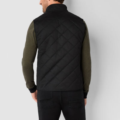 St. John's Bay Quilted Riding Mens Puffer Vest