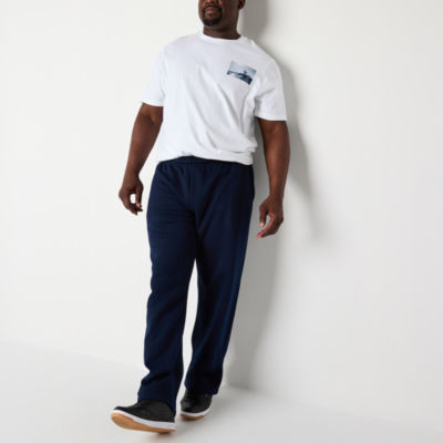 Xersion Cotton Fleece Mens Straight Regular Fit Big and Tall Fleece Sweatpant