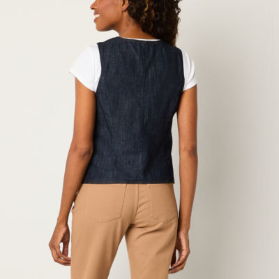 Liz Claiborne Denim Vests