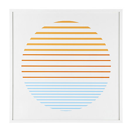 Safavieh 24 X 24 Linear Print, One Size, Orange