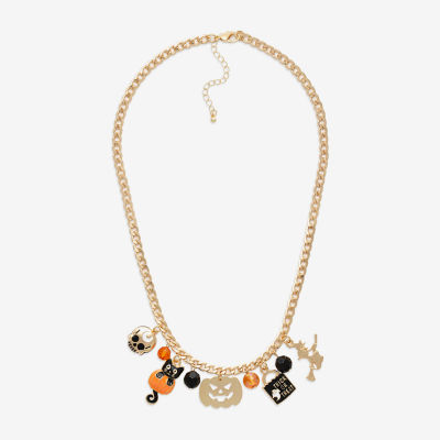 Mixit Halloween Womens 19 Inch Pendant Necklace