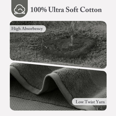 Madison Park Signature Turkish 100% Cotton 2-pc. Quick Dry Bath Towel