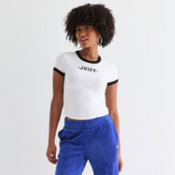 JUICY COUTURE★ラインストーンロゴ 半袖 T-shirt JC174 JUICY COUTURE ラインストーンロゴ 半袖 T-shirt M｜Yahoo