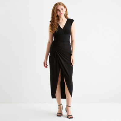 Jessica Howard Womens Sleeveless Sheath Dress, Color: Black JCPenney