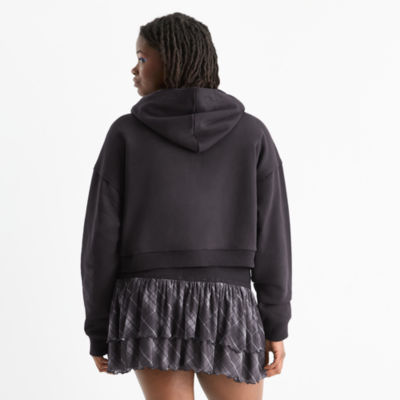 Joaquina for JCPenney Womens Long Sleeve Juniors Plus Hoodie