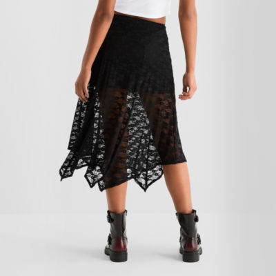 Joaquina for JCPenney Womens Juniors Low Rise Long Flared Skirt