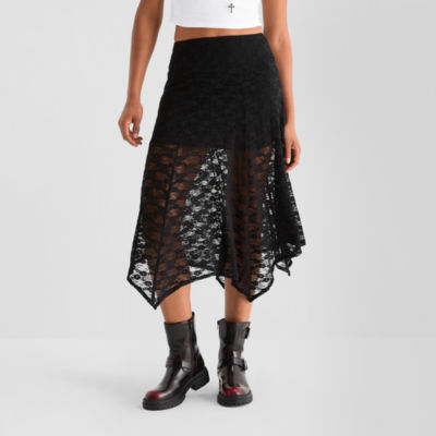 Joaquina for JCPenney Womens Juniors Low Rise Long Flared Skirt