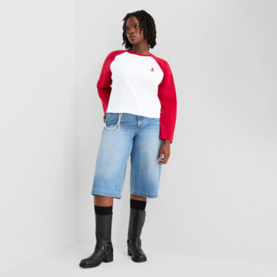 Joaquina for JCPenney Womens Low Rise Bermuda Short