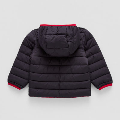 Okie Dokie Reversible Boys Water Resistant Midweight Puffer Jacket
