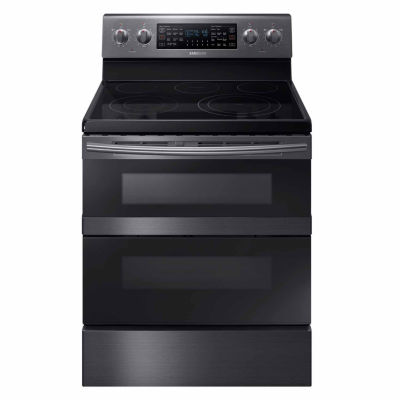 Samsung 5.9 cu. ft. Smart Wi-Fi Enabled Electric Flex Duo™ Range with Soft Close and Dual Door