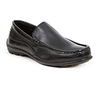 Deer Stags Little & Big Boys Booster Loafers, 11 Medium, Black