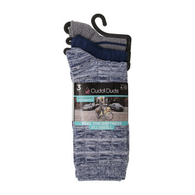 Cuddl Duds Womens 3 Pair Boot Socks