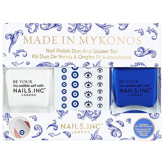 NAILS INC. Made in Mykonos Nail Set With Stickers