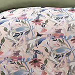 Casual Comfort Watercolor Floral Lightweight Reversible Comforter Set