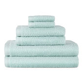 Liz Claiborne New York Striped 6-piece 600GSM Towel Set 