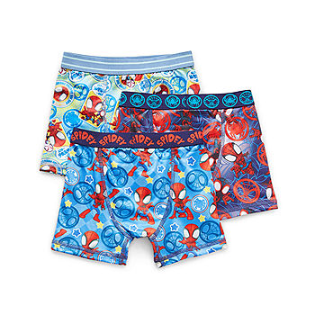 Toddler Boys 3 Pack Spiderman Boxer Briefs, Color: Spiderman - JCPenney