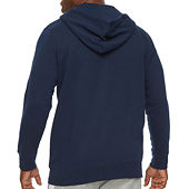 Xersion Big and Tall Quick Dry Cotton Fleece Mens Long Sleeve Hoodie