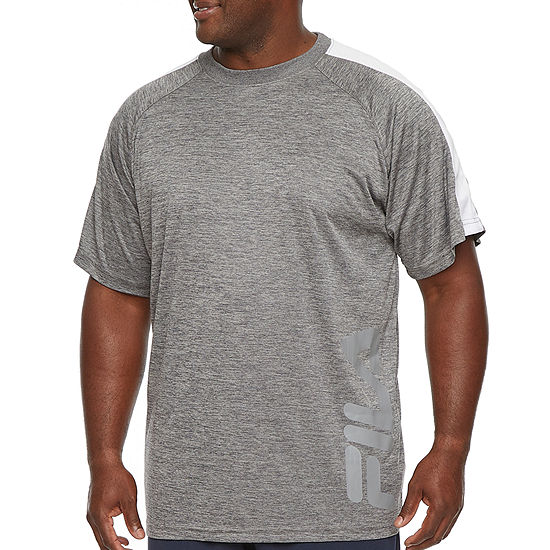 Fila Big and Tall Mens Round Neck Short Sleeve T-Shirt