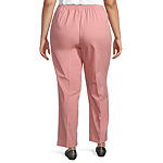 Alfred Dunner Isle Of Capri Womens Straight Pull-On Pants