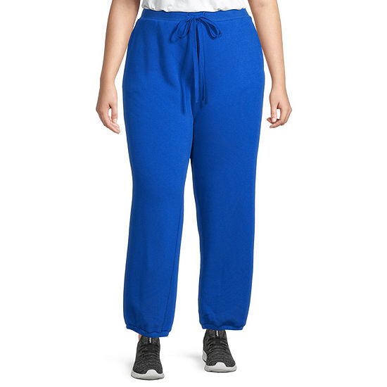Xersion Classic Fleece Womens High Rise Plus Jogger Pant - JCPenney