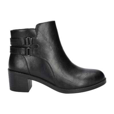 Easy Street Womens Murphy Block Heel Booties