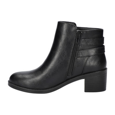 Easy Street Womens Murphy Block Heel Booties