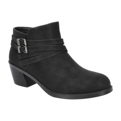 Easy Street Womens Kory Stacked Heel Booties - JCPenney