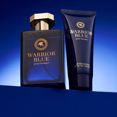 Lovery Warrior Blue Bath And Body Gift Set - Mens Home Spa Pampering Package