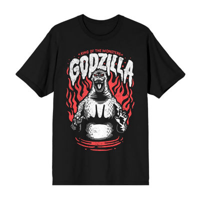 Mens Short Sleeve Godzilla Graphic T-Shirt