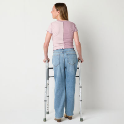 Arizona Juniors Womens Highest Rise Straight Leg Easy-on + Easy-off Jean
