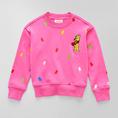 JCPenney x HARIBO Toddler Girls Crew Neck Long Sleeve Pullover Sweater