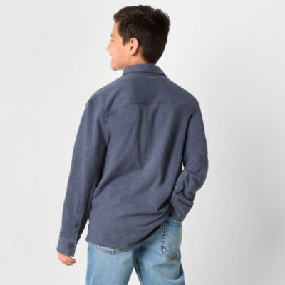 Thereabouts Little & Big Boys Long Sleeve Button-Down Shirt