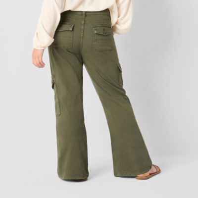 Thereabouts Little & Big Girls Flare Cargo Pant