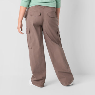 Thereabouts Little & Big Girls Wide Leg Cargo Pant