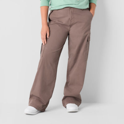 Thereabouts Little & Big Girls Wide Leg Cargo Pant