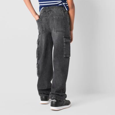 Thereabouts Little & Big Boys Cargo Loose Fit Jean