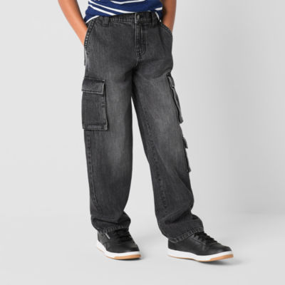 Thereabouts Little & Big Boys Cargo Loose Fit Jean
