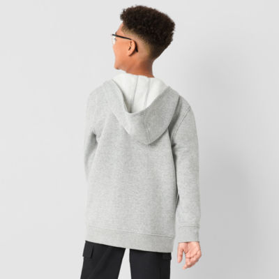 Xersion Little & Big Kid Boys Long Sleeve Fleece Zipper Active Hoodie