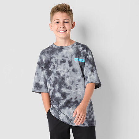 Xersion Little & Big Boys Crew Neck Short Sleeve T-Shirt, X-small (6-7), Gray