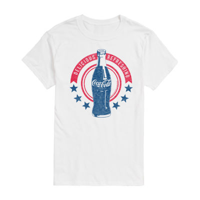 Mens Short Sleeve Coca-Cola Graphic T-Shirt