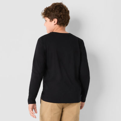 Thereabouts Little & Big Boys Crew Neck Long Sleeve T-Shirt