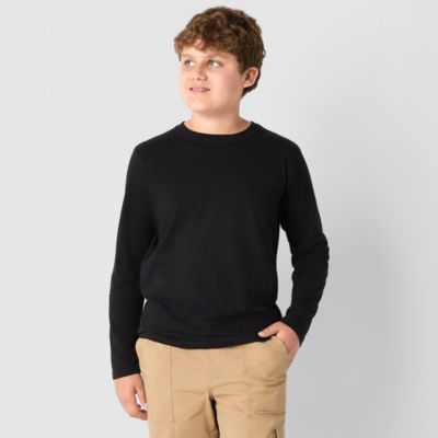 Thereabouts Little & Big Boys Crew Neck Long Sleeve T-Shirt