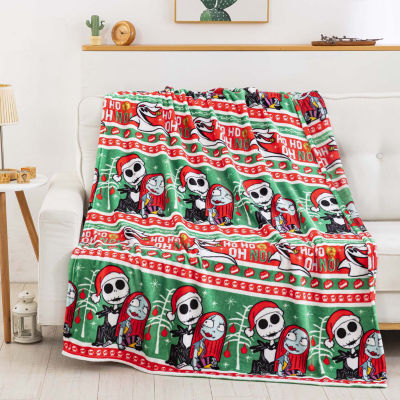 Northwest Nightmare Before Christmas Ho Ho Oh No Lightweight Throw