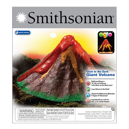 Nsi Smithsonian Giant Volcano Science Kit Discovery Toy, One Size, Multiple Colors